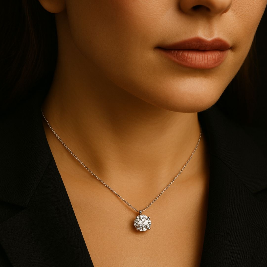 Collana Pendente LUCE PERFETTA® Made in Italy Certificata