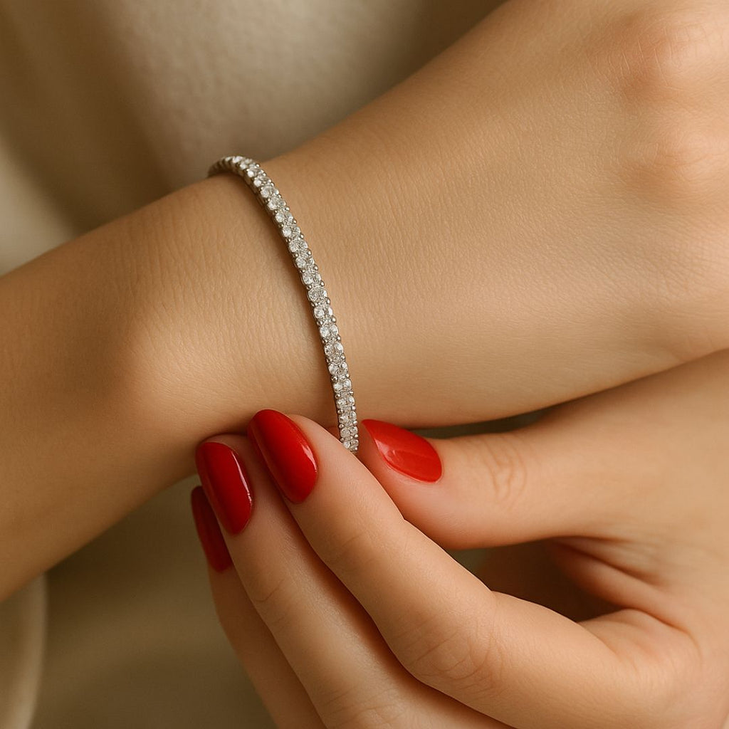 Bracciale Tennis LUCE PERFETTA® Made in Italy Certificato