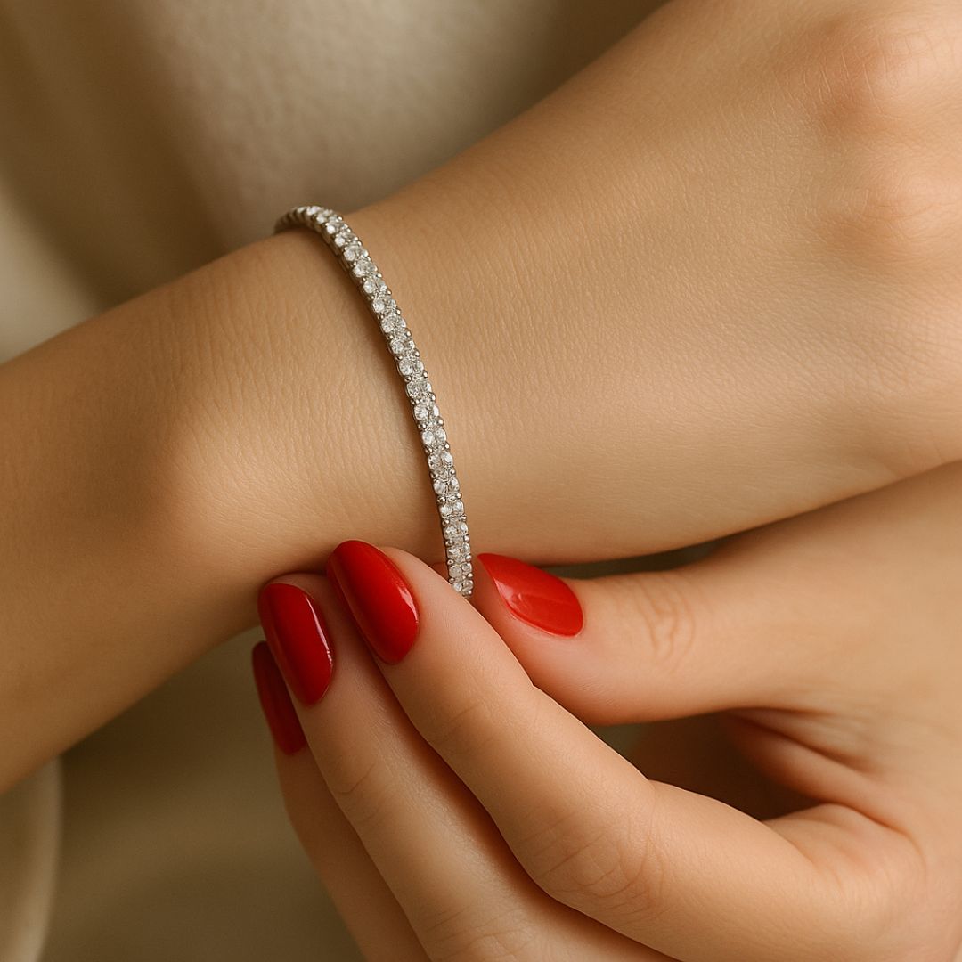 Bracciale Tennis LUCE PERFETTA® Made in Italy Certificato