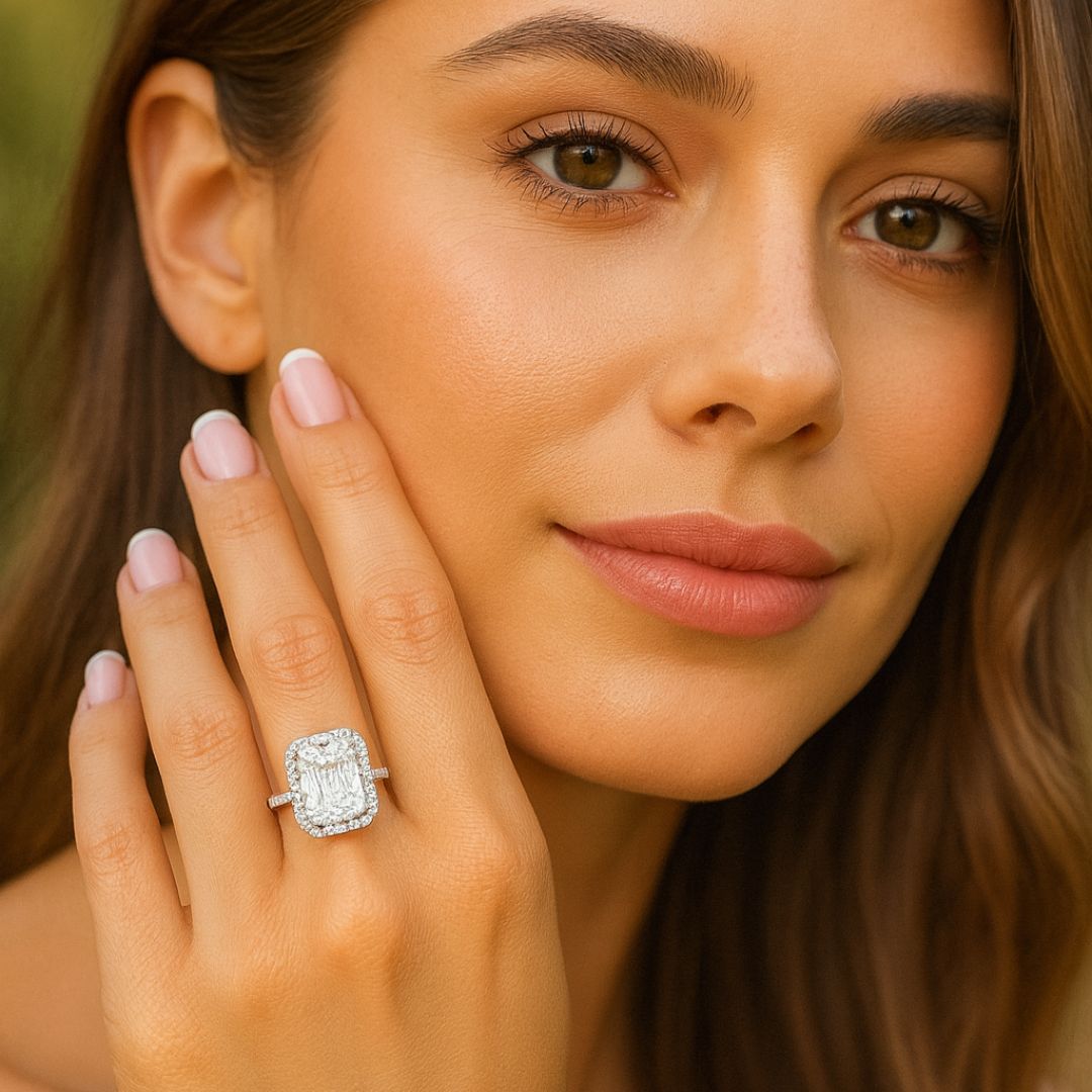 Anello LUCE PERFETTA® Made in Italy Certificato